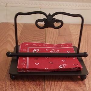 Wrought iron Longaberger napkin holder